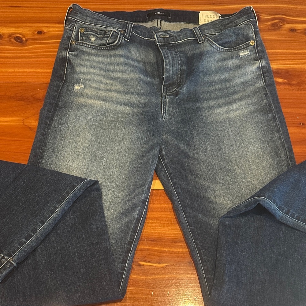 7 For All Mankind DoJo LakeBlue Blue Jeans